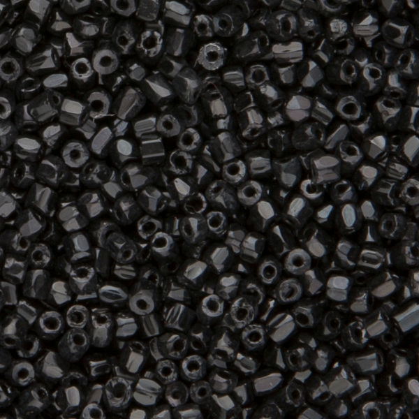 Charlotte-Beads / Schwarz. 100g.