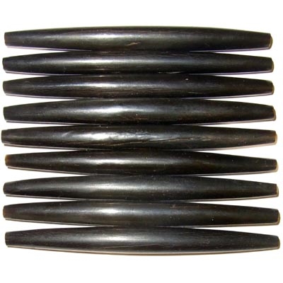 Horn-Hairpipes, schwarz, 110mm