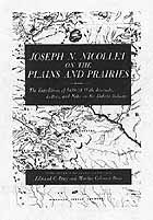JOSEPH NICOLLET ON THE PLAINS AND PRAIRIES