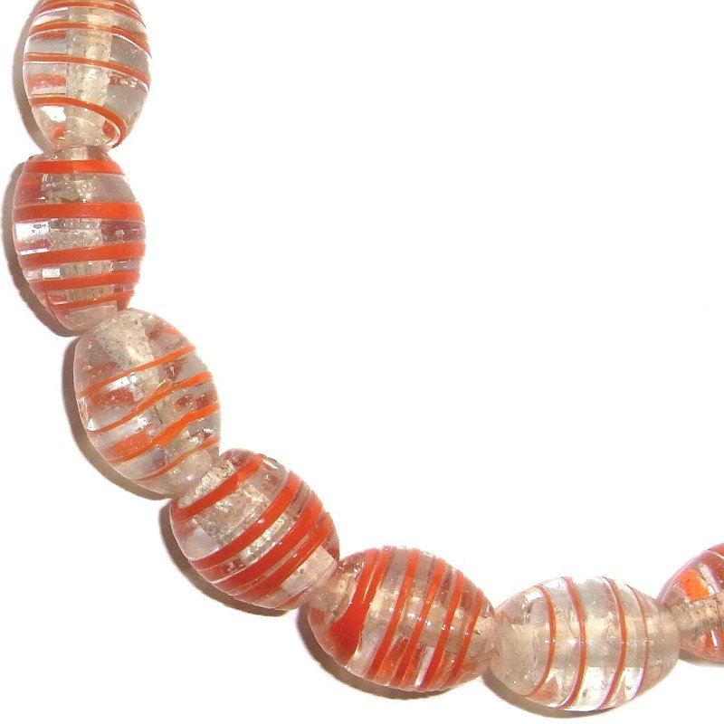 Spiralperlen, ca.18x22mm Strang, versch. Farben