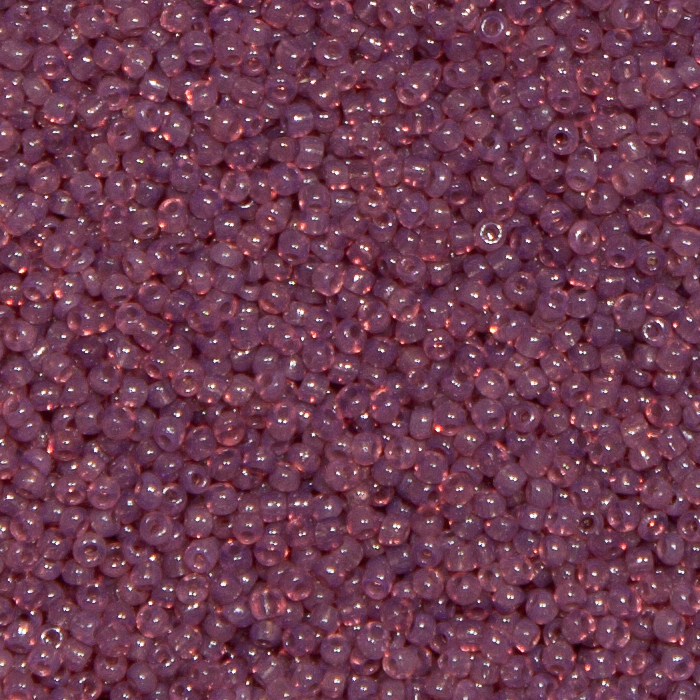 Rocaillesperlen Sonderpreis  Opalrosa dunkel 250g.