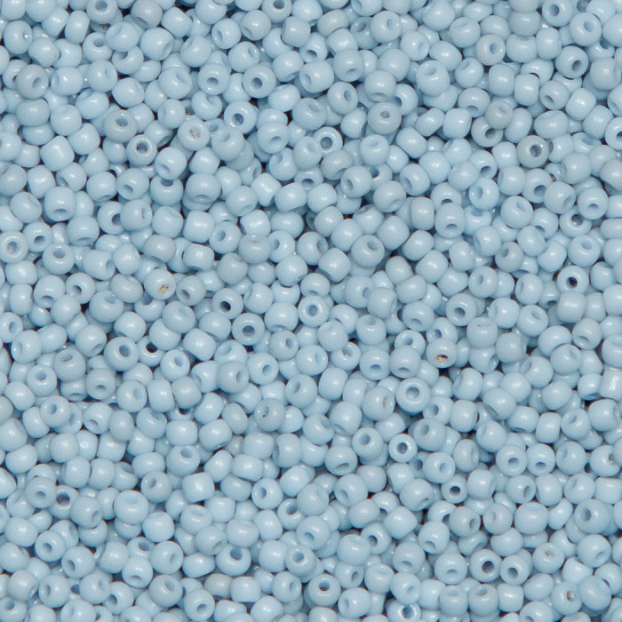 Rocailleperlen Sonderpreis  Taubeneiblau 100g.