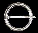 Tradesilver Ringbrosche ø 20mm - 1st./10st.