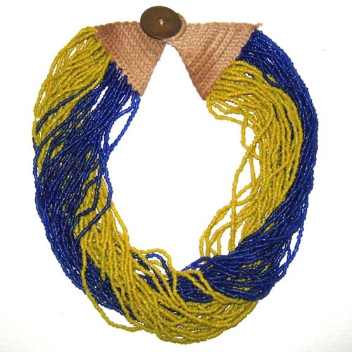 Multistringkette gelb/blau