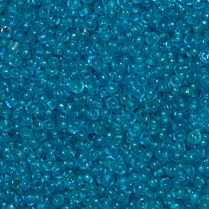 Alte Rocailles 11/0 - Aquamarinblau. 100g.