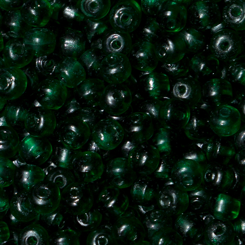 Crowbeads / Flaschengrün. 100gr.