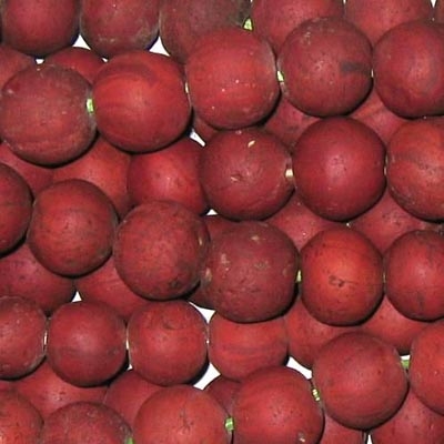 Indo-Pacific-Beads, groß, ziegelrot / Strang