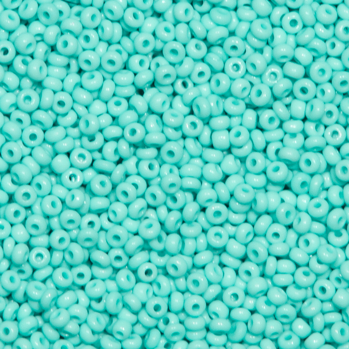 Alte Rocailles 11/0 - Helltürkis. 100g.