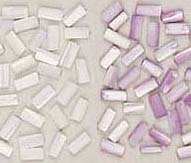 Wampum Beads - Violettes Perlmutt