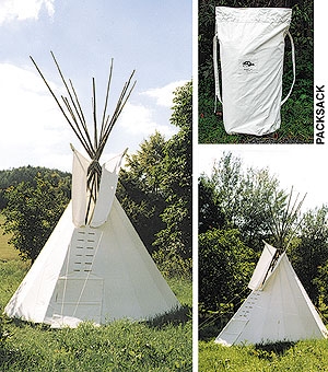 Kindertipi / Indianerzelt, ø 2,6m, imprägniert