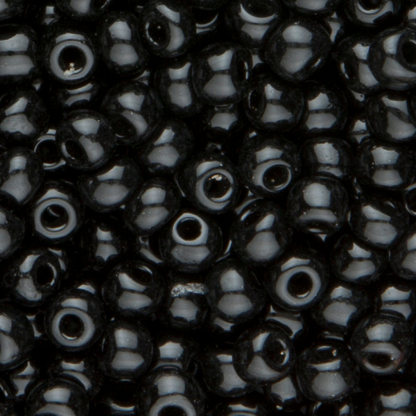 Ponybeads (Stickperlen). Schwarz 250gr.