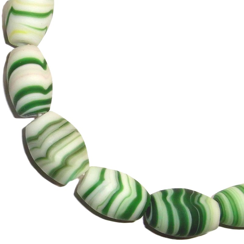 Marble-Beads, ca. 17x25mm Strang, versch. Farben
