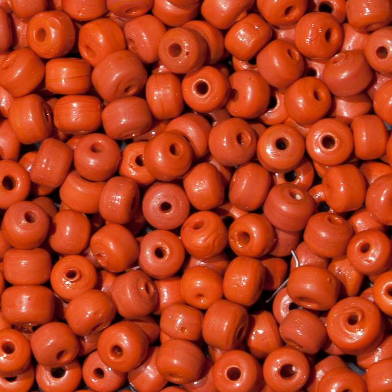 Crowbeads / Korallrot. 100gr.