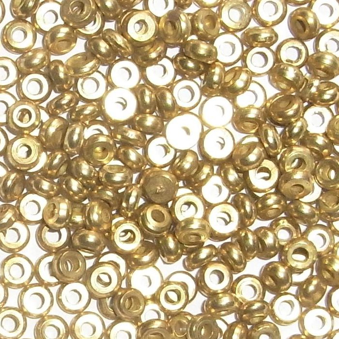 Messingperlen, ø 5mm, 200st.