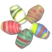 Marble-Beads S, ca. 15x20mm. 10 St.