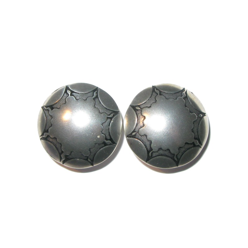 Concha Ohrringe, Sterling Silber, ø 21mm