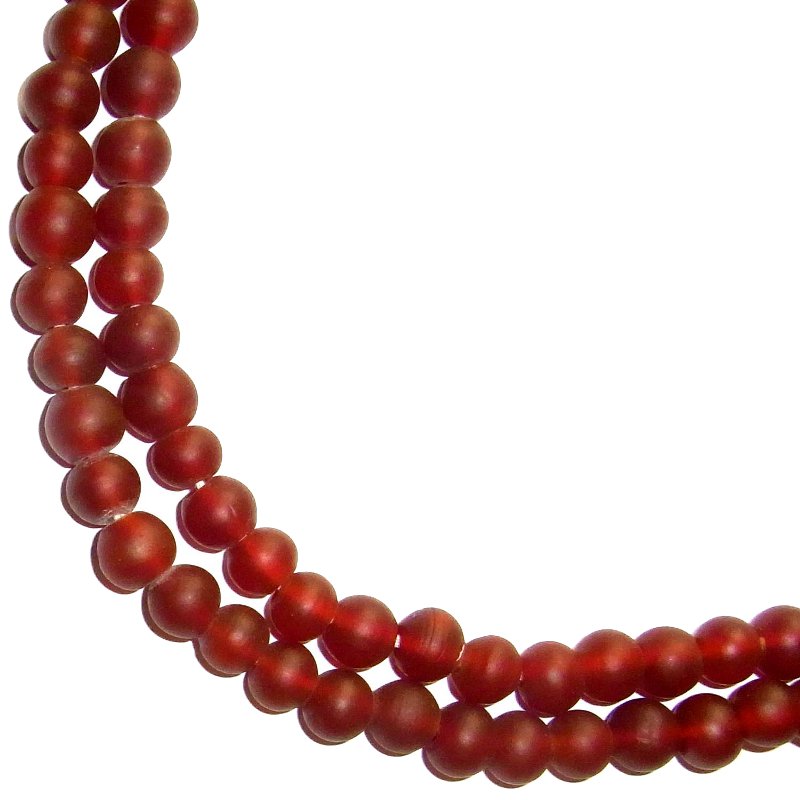 Padrebeads Rubinrot. 1 Strang.