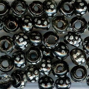 Eyebeads schwarz - Neufertigung. 10st.