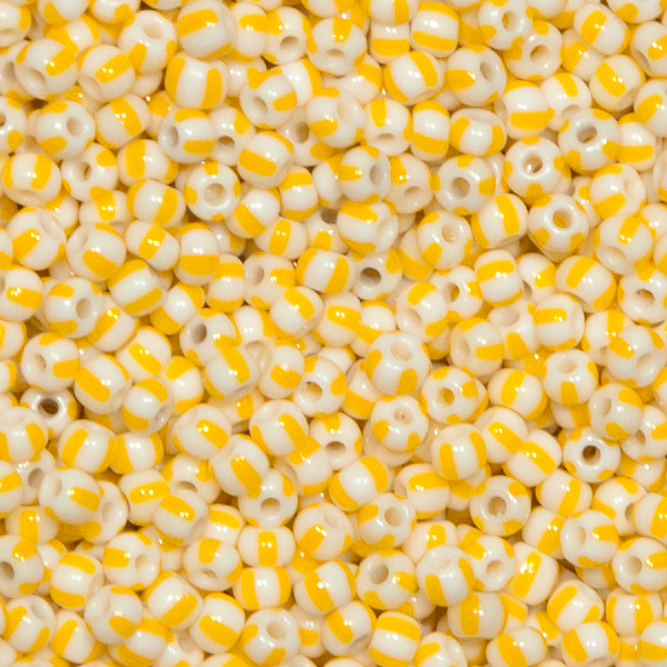 Gestreifte Ponybeads. 100g.