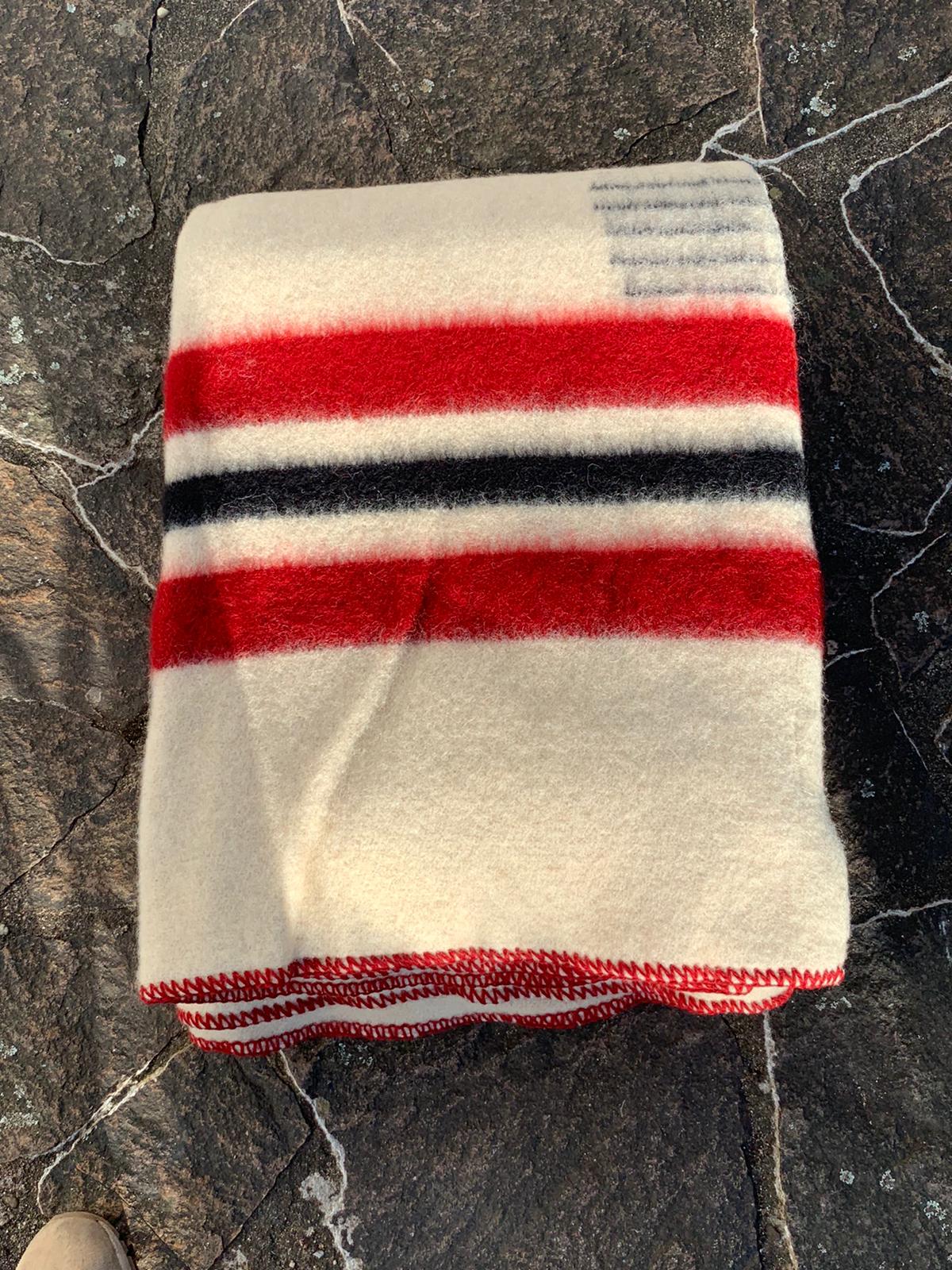 Hudson's Bay 5 Point Blanket / Weiß 