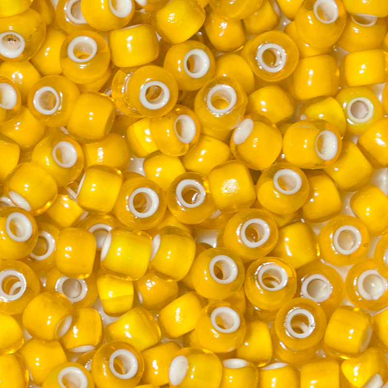 White Hearts / Gelb ø 8mm - 100gr. Sonderpr.