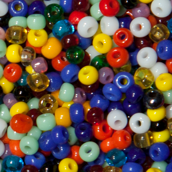 Ponybeadmischung ( Rocailles ). 250g.