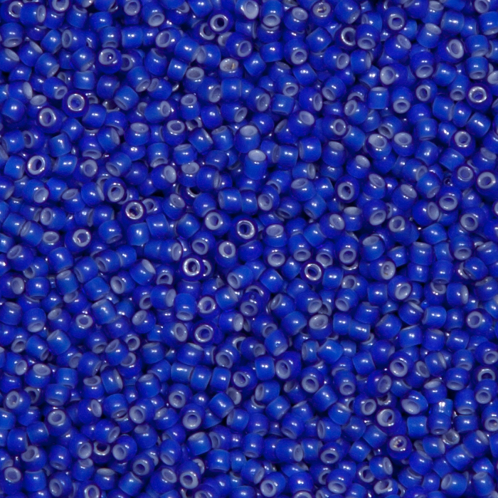 Rocailles / "Whitehearts", Blau. 100g.