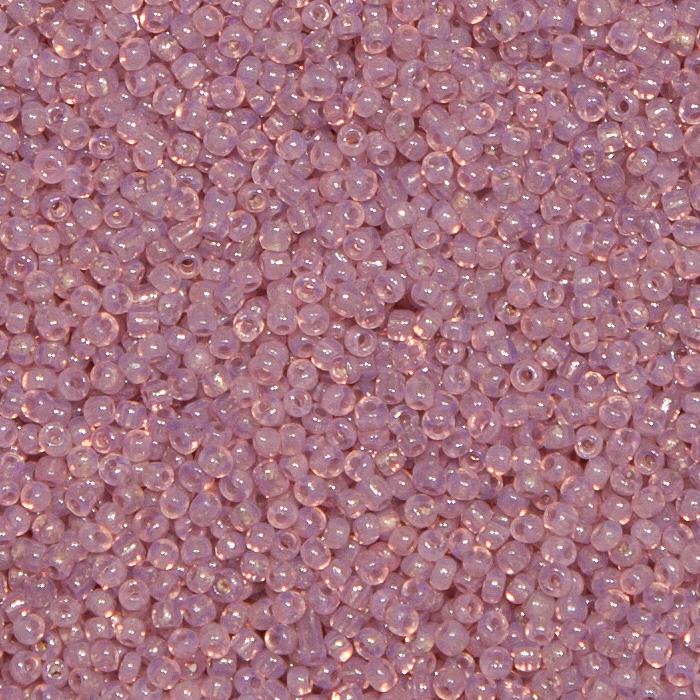 Rocaillesperlen Sonderpreis Opalrosa hell 250g.