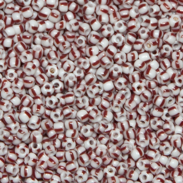 Gestreifte Ponybeads. 100g.