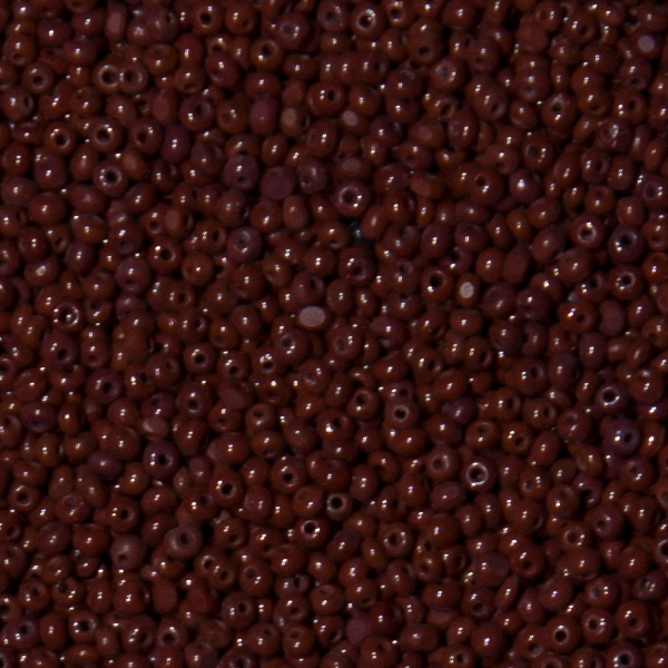 Cutbeads / Ziegelbraun. 100g.