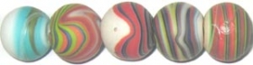 Marble-Beads kugelförmig, ø ca. 16mm, 20st.