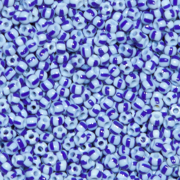 Gestreifte Ponybeads. 100g.