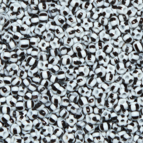 Gestreifte Ponybeads. 100g.