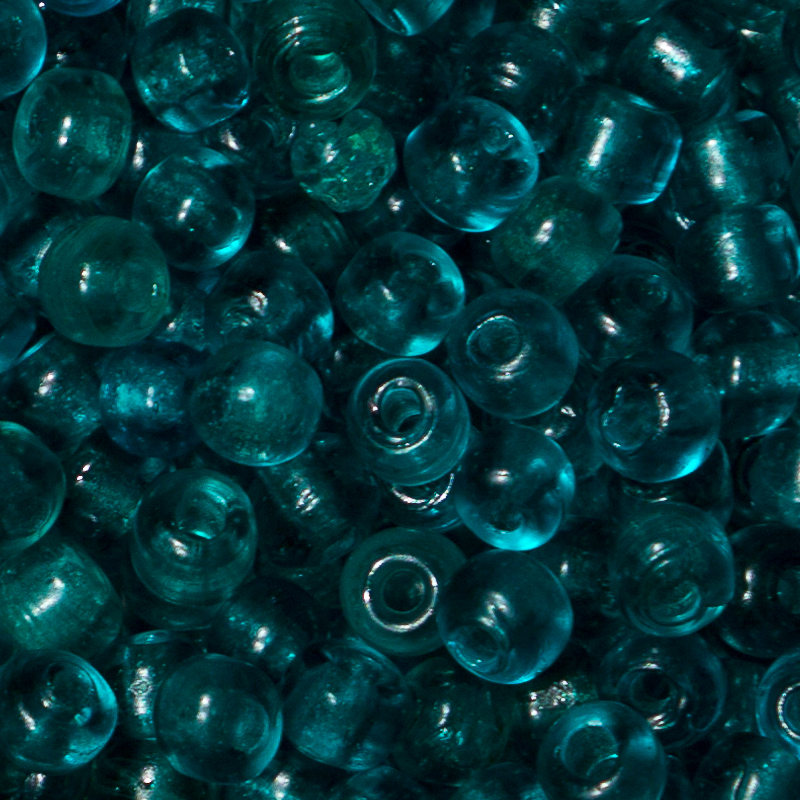 Crowbeads / Aquamaringrün. 100gr.