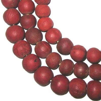 Indo-Pacific-Beads, klein, ziegelrot / Strang