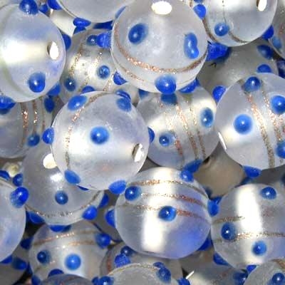 Augenperle, ø ca.18mm, transparent.