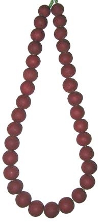 Indo-Pacific-Beads, groß, ziegelrot / Strang