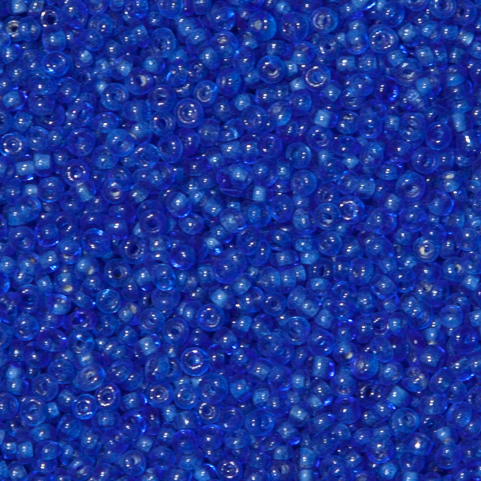 Alte Rocailles 11/0 - Blau tr.. 100g.