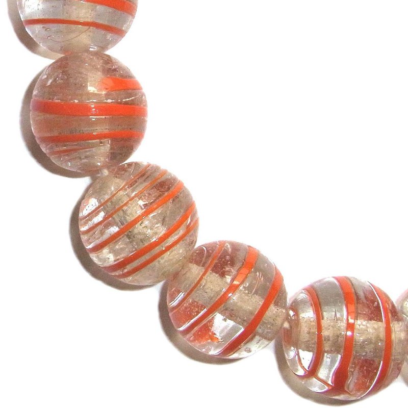 Spiralperlen, ø ca. 26mm Strang, versch. Farben