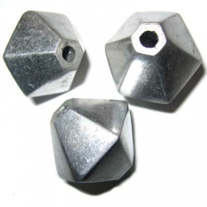 Aluminium Perlen / Strang