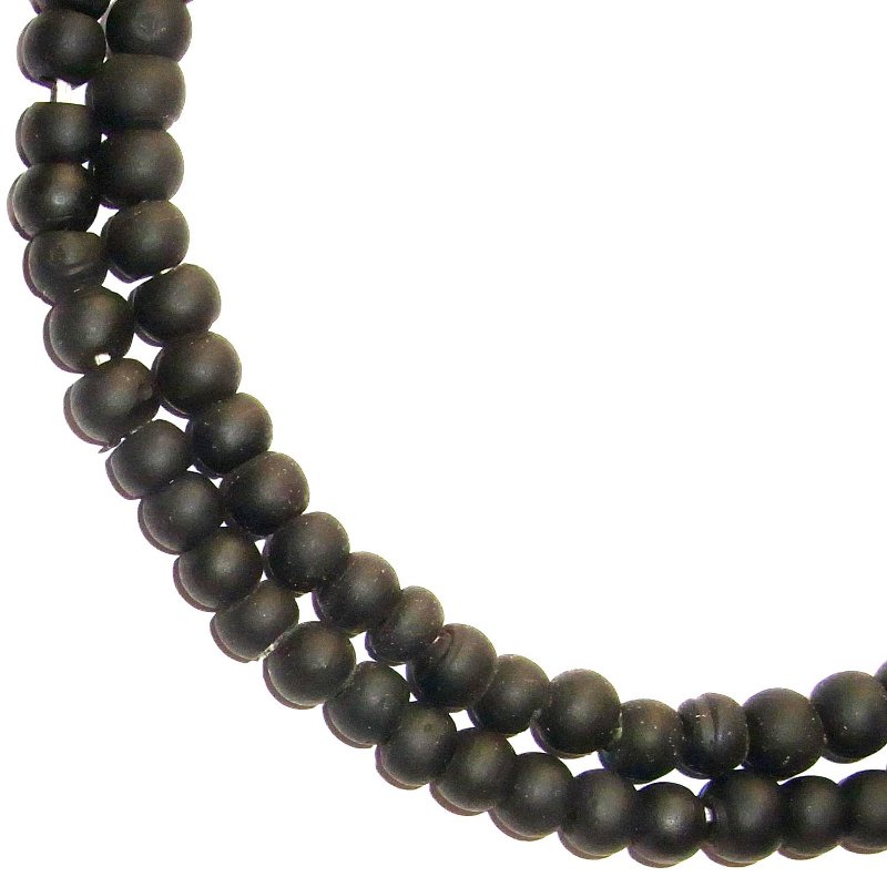 Padrebeads Schwarz. 1 Strang.