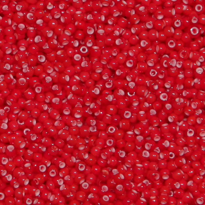 Rocailles / "Whitehearts", Rot. 250g.