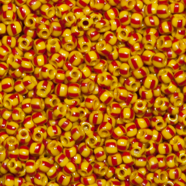Gestreifte Ponybeads. 100g.